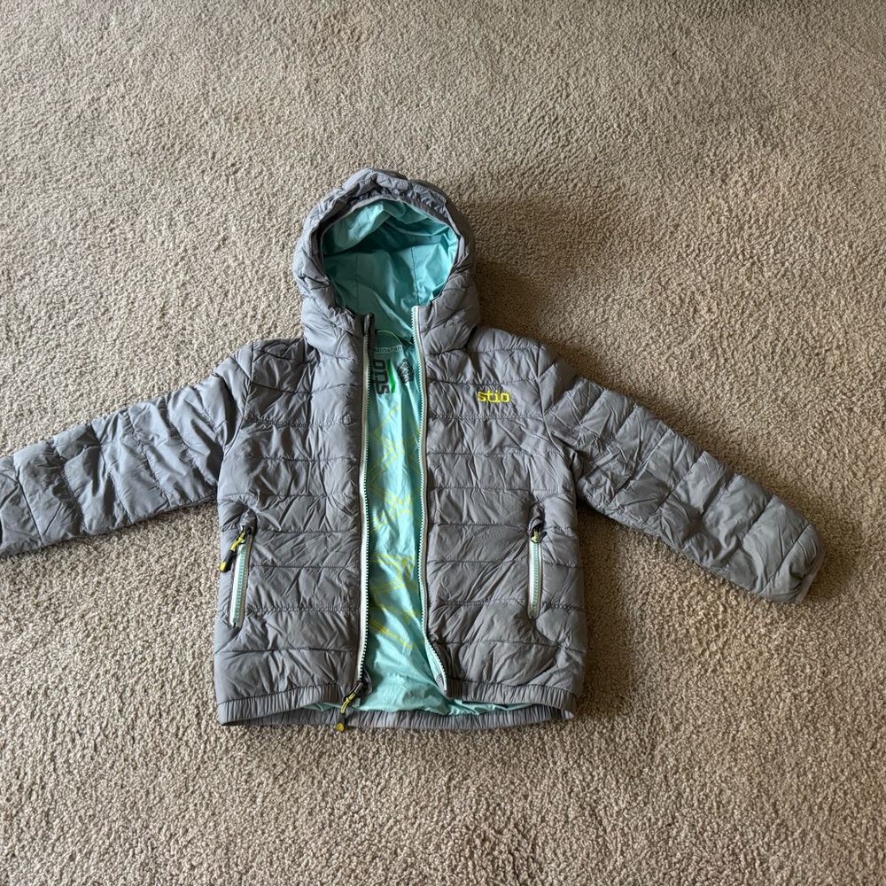 Stio Gray Kids Puffer Jacket